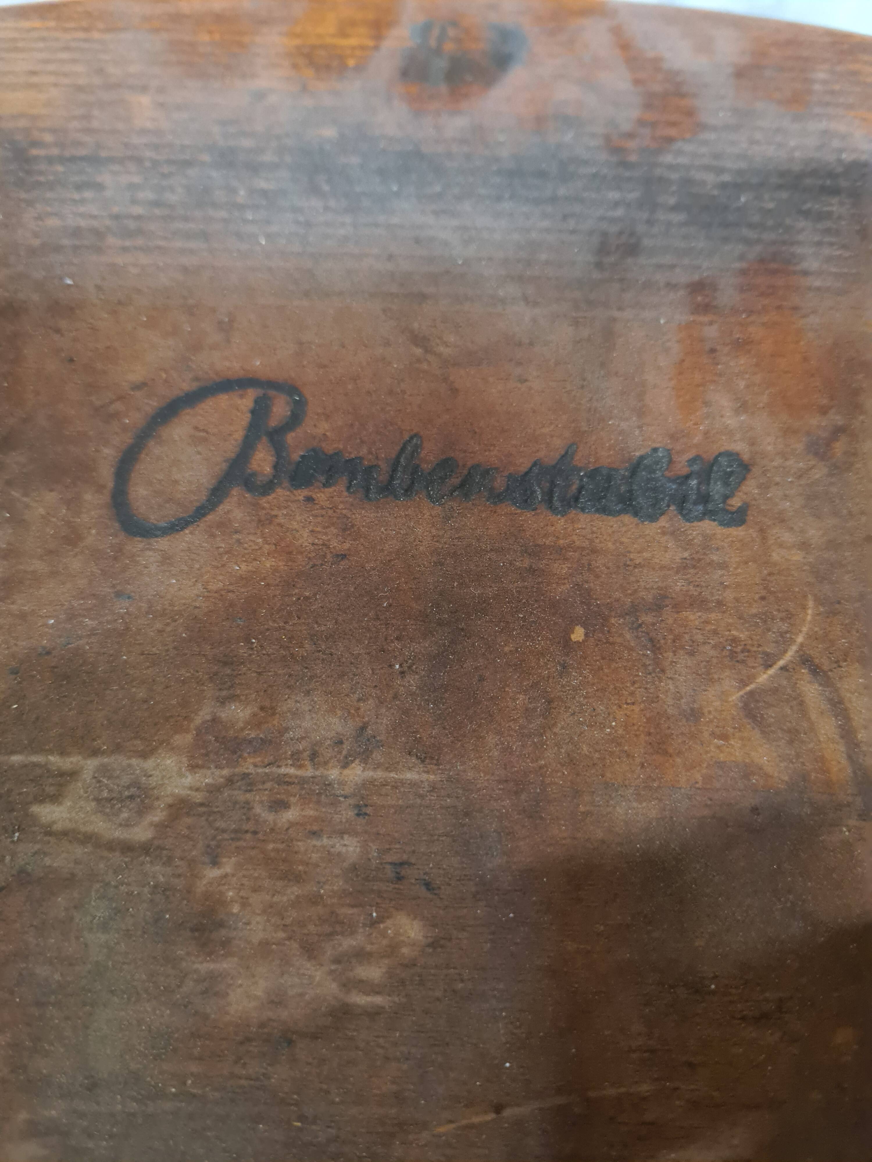 Set of 6 chairs brutalist bistro Bombenstabil year 1960