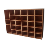 Vintage workshop shelf locker 28 boxes