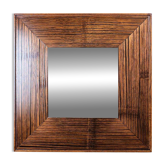 Antique Mirror in Exotic Wood, 1890s