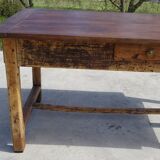 Restored solid oak farmhouse table