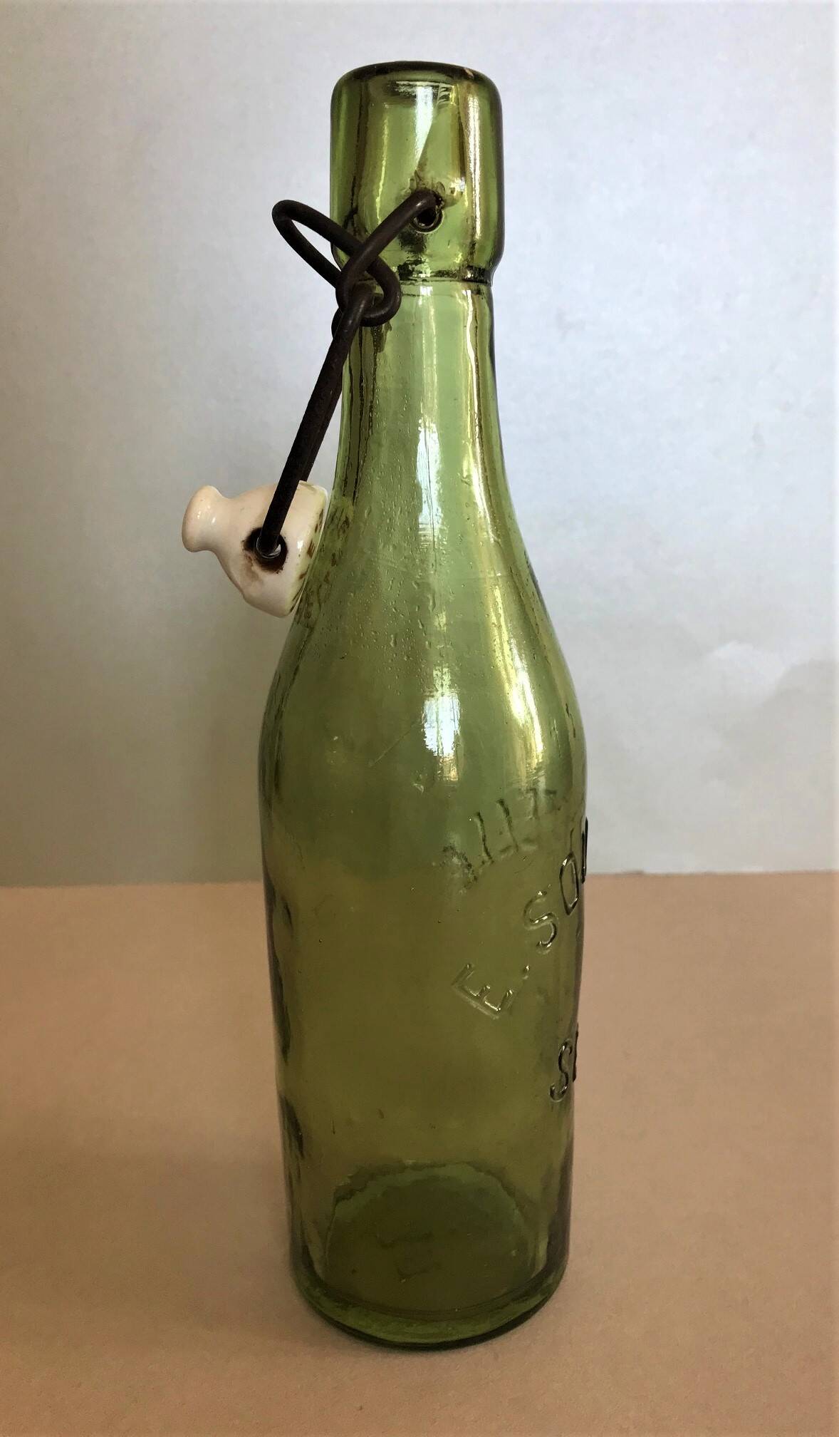 Petite bouteille verre vintage