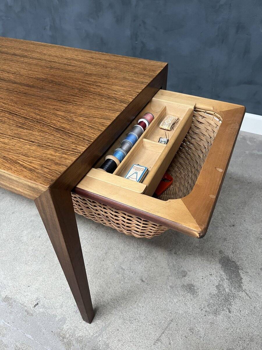 Side Table in Rosewood by Severin Hansen for Haslev Møbelfabrik, 1950s