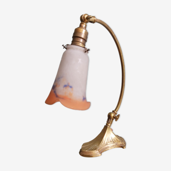 Lampe Art Nouveau signée Noverdy France