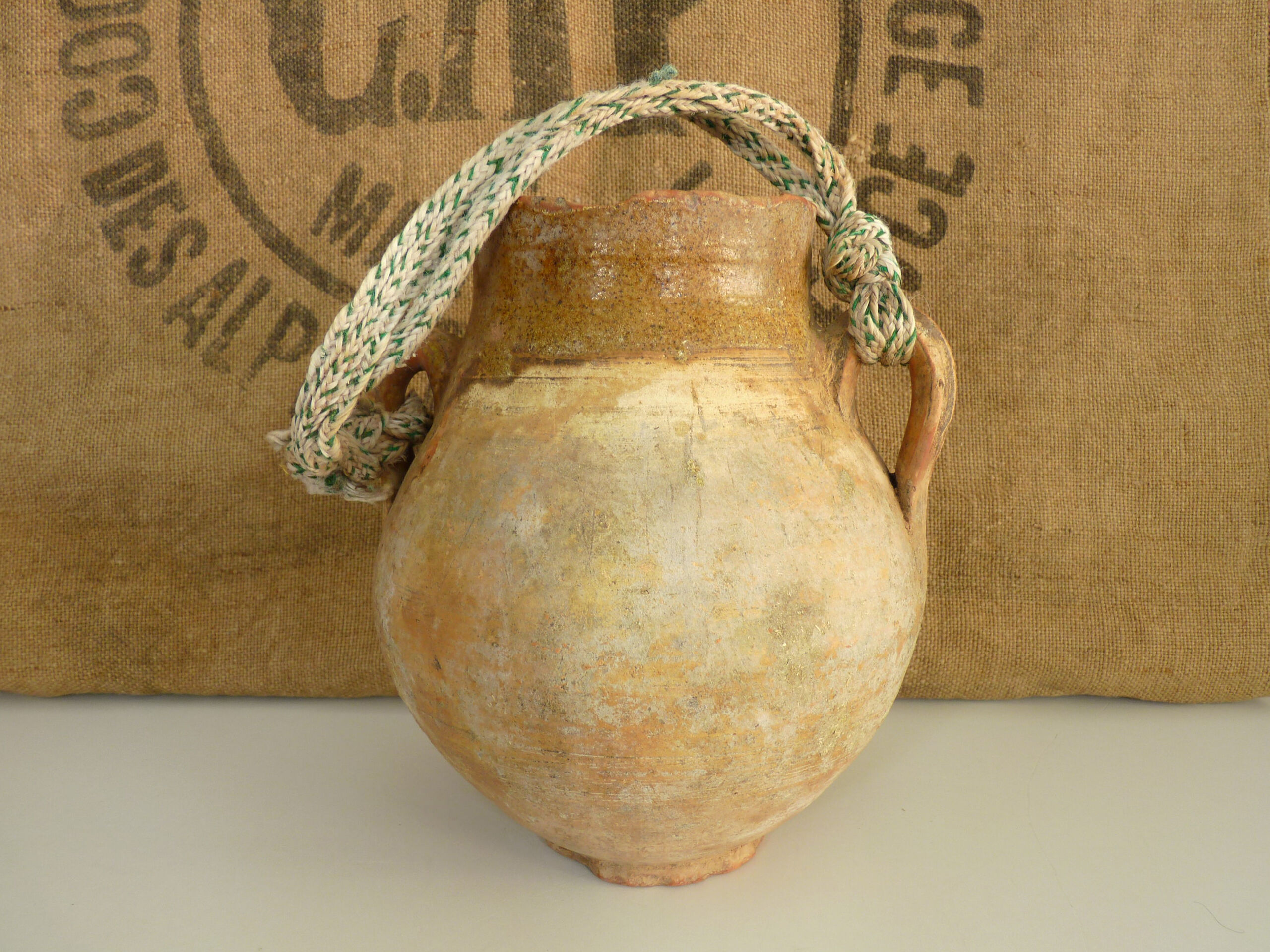 Terracotta pottery, pot for transporting milk, North Africa