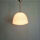 Bauhaus suspension in chrome metal and white opaline, 1930