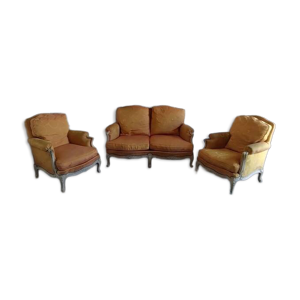 salon complet canapé - fauteuils