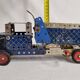 Meccano dump truck from the 50s, original parts, authentic patina, 30 cm