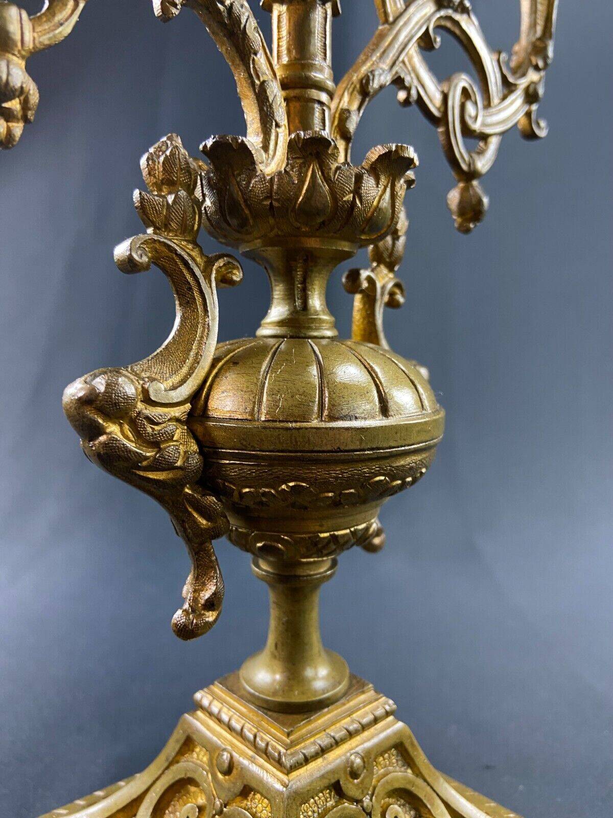 19th century bronze candlestick in Louis XIV style