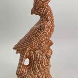 Vintage Ceramic Parrot Sculpture