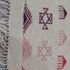 Traditional Berber multicolored white carpet  208x127cm