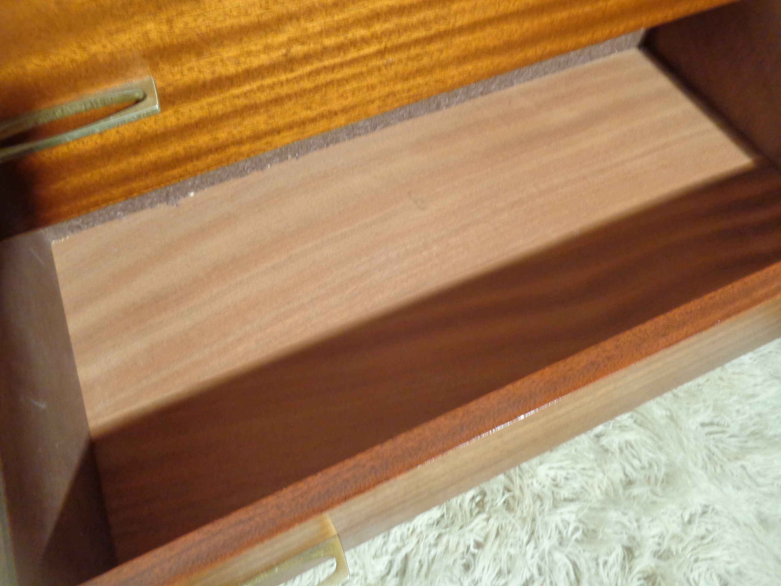 Vintage rag chest of drawers from the 60s seven drawers