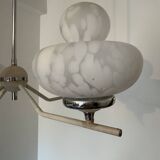 Soace Age designer chandelier, Italy, 1970s