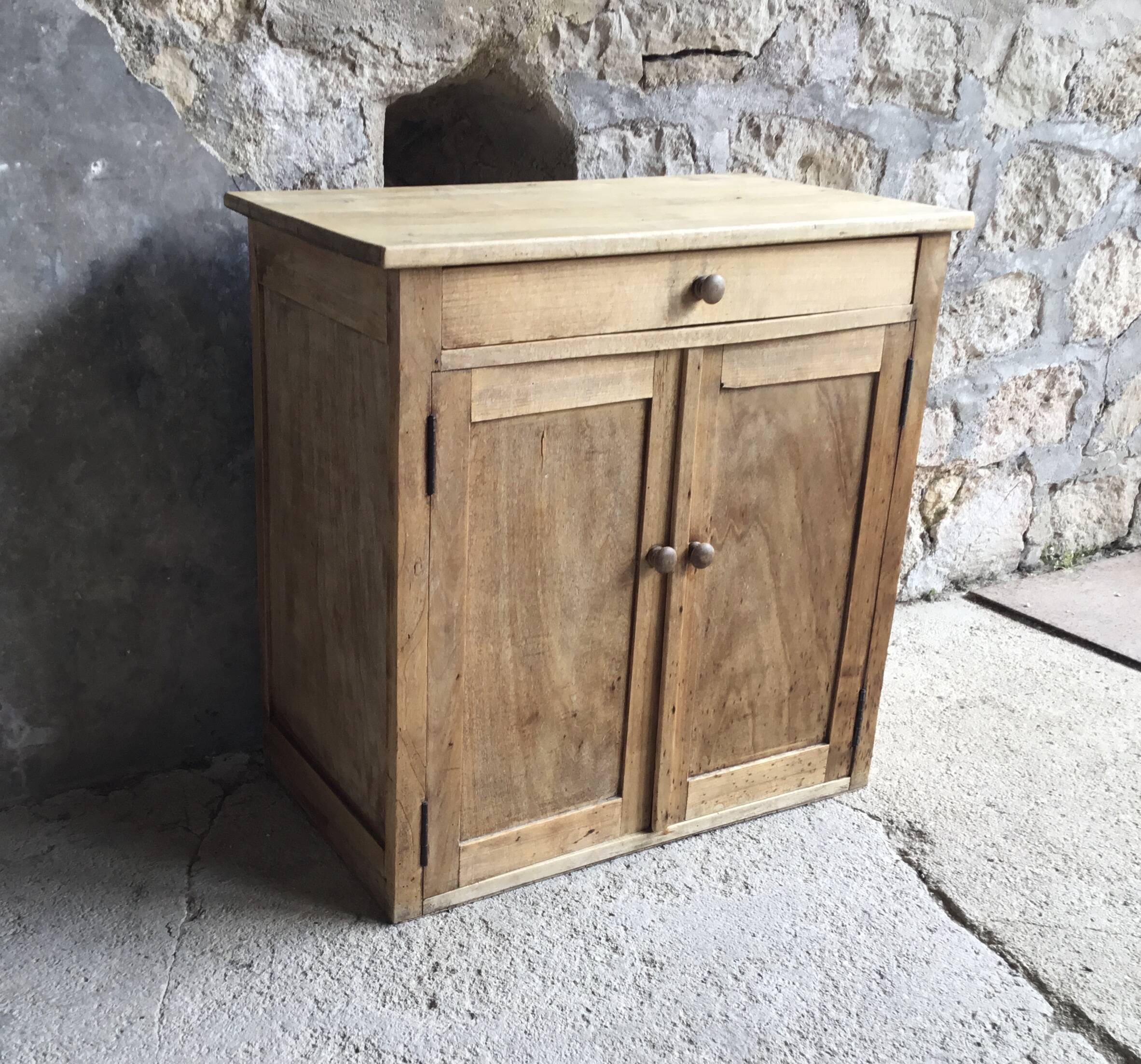 Parisian buffet in raw wood - mid-20th century