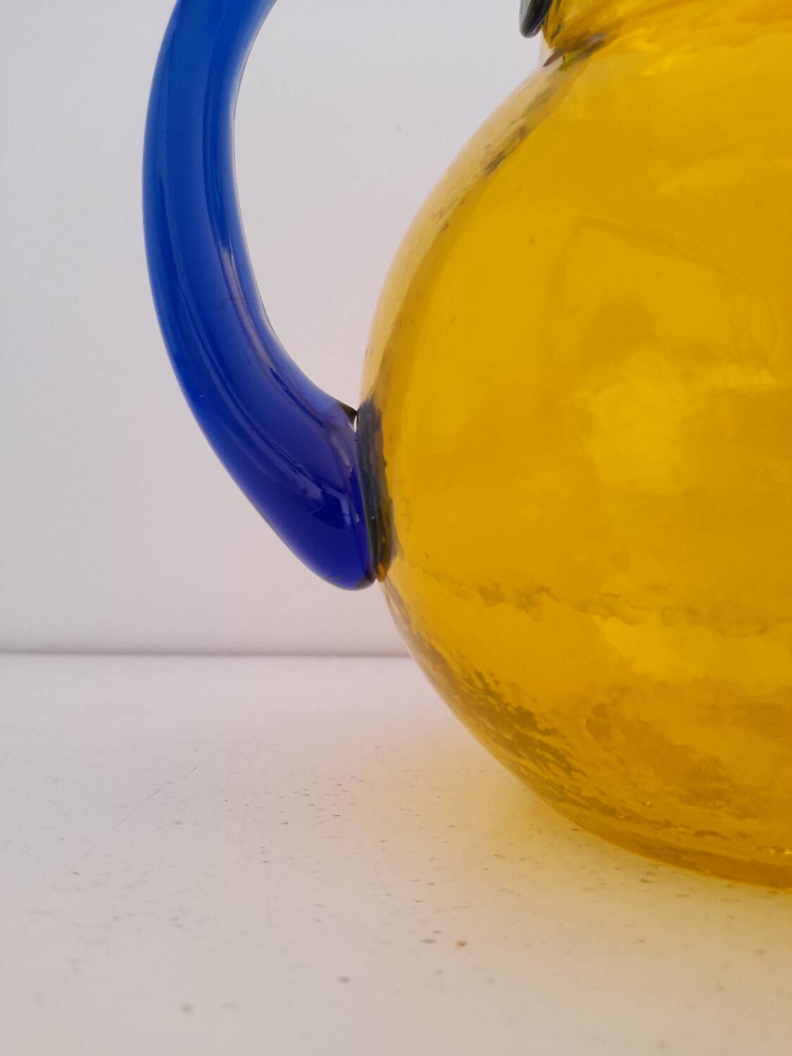 Beautiful vintage glass carafe from the 80s