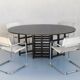 Black-stained ash table by Charles R. Mackintosh, Cassina Italy