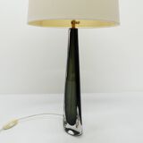 Scandinavian sommerso glass lamp Nils Landberg for Orrefors 1960
