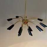 Lustre Sputnik en laiton