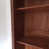 Old one-door wardrobe with mirror