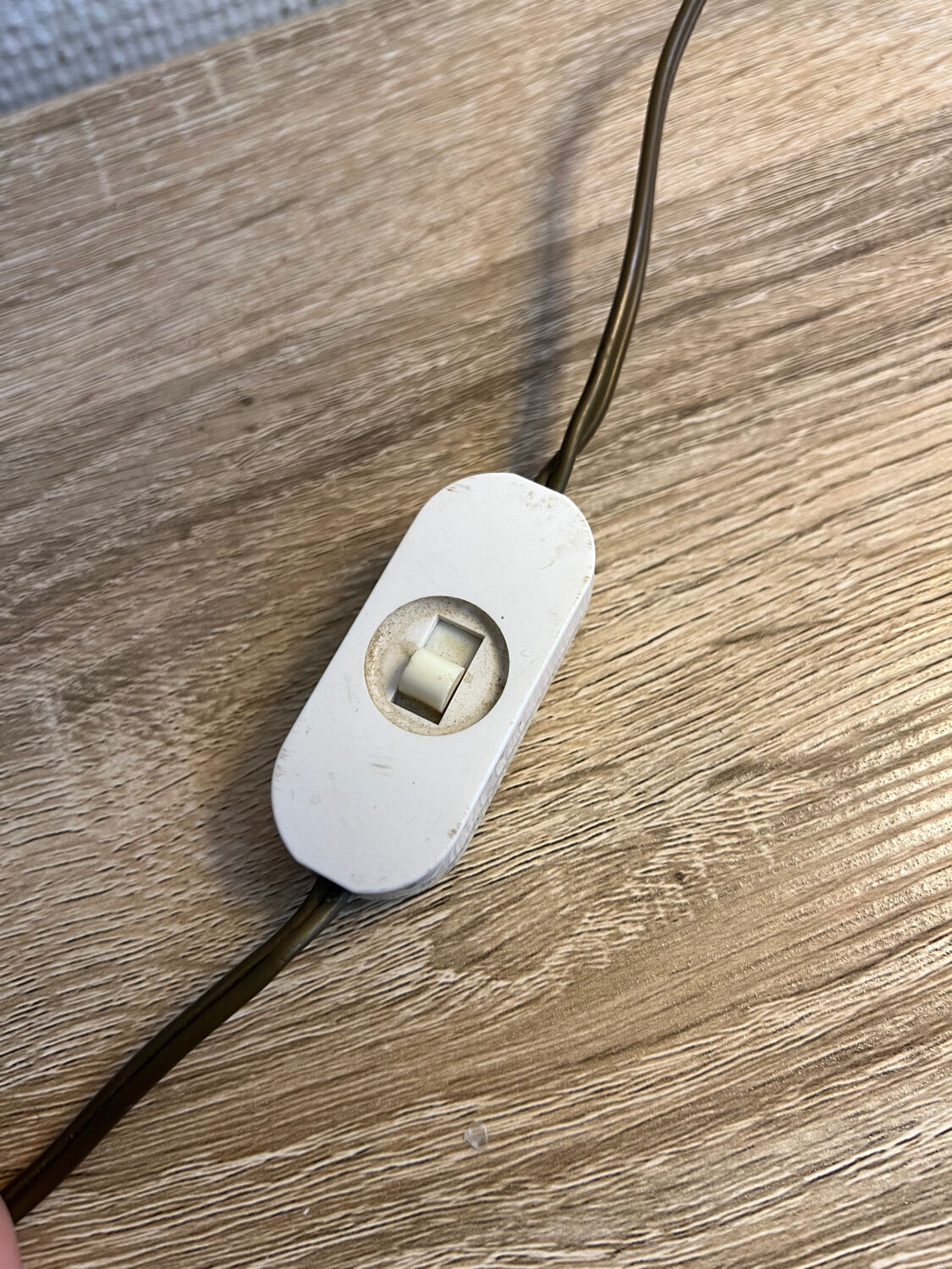 Table lamp, hand-painted ceramic foot