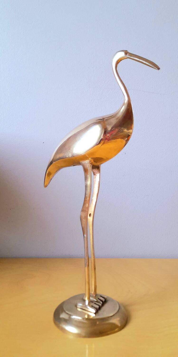 Brass ibis from the 70s