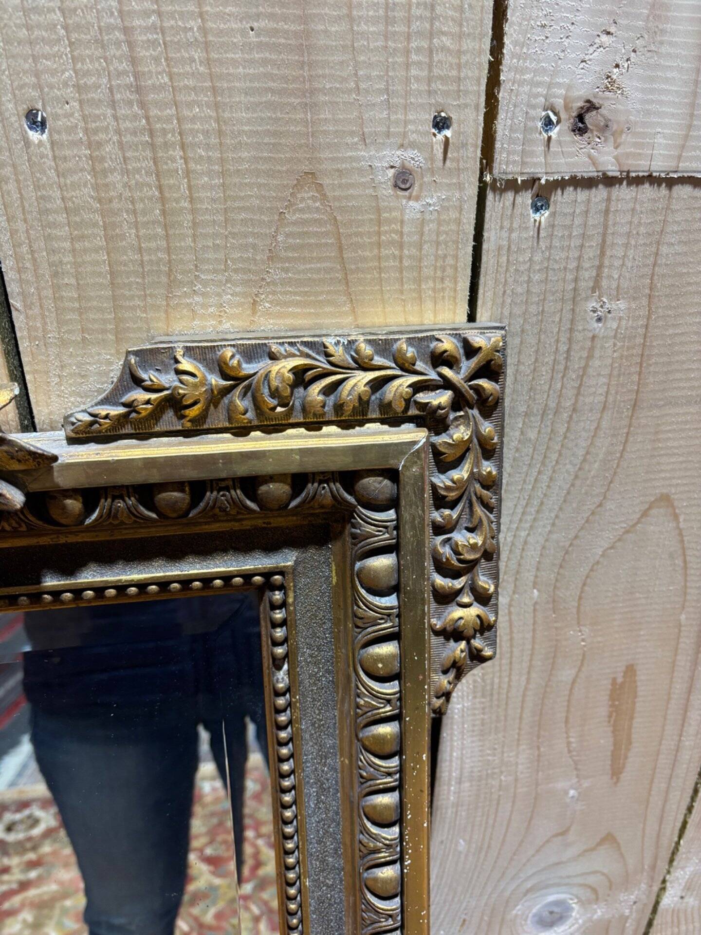 Louis XVI style rectangular mirror