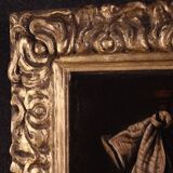 Peinture espagnole antique du XVIIe siècle, Christ et les disciples.