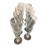 Large Antique Glasses, Set of 9