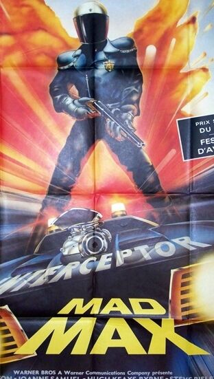Original cinema poster 1st print 1979 mad max vintage 120x160 cm