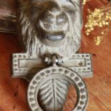 Lion door knocker