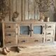 Small piece of furniture with glass doors and drawers