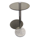 Space age side table or end table, France circa 1970.