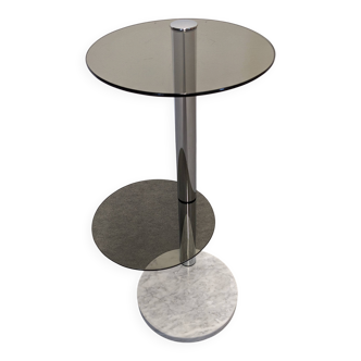 Space age side table or end table, France circa 1970.