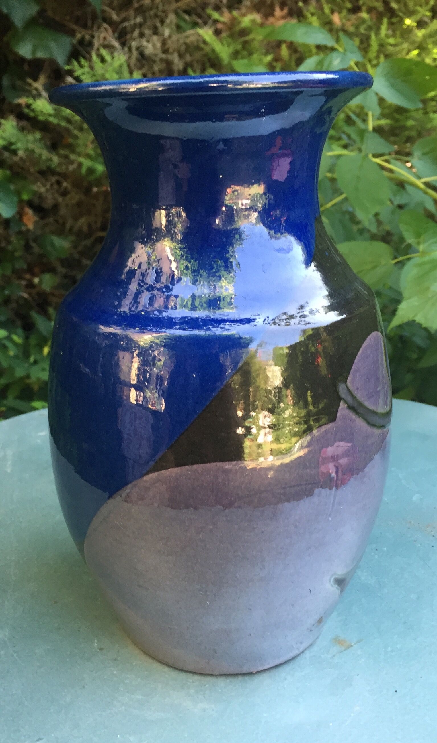 Ceramic vase signed Buxo