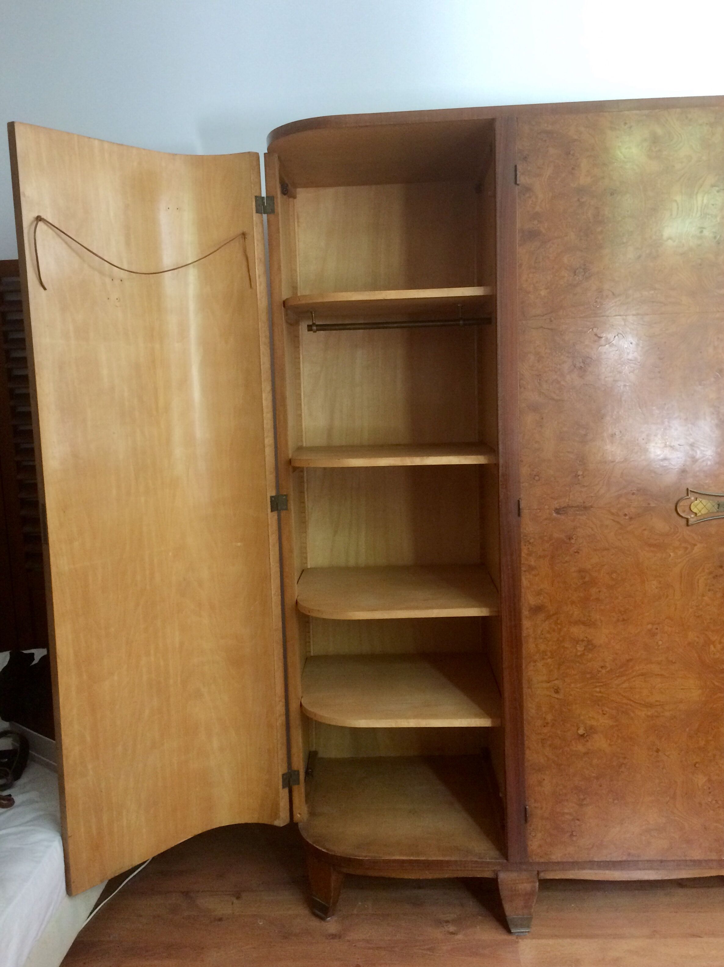 Elm magnifying glass veneer