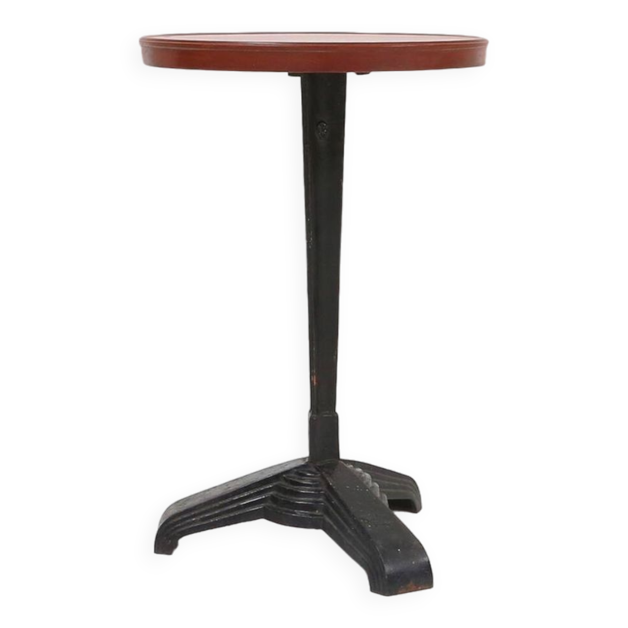 Rare Louis Vuitton cast iron bistro table with bakelite top, France ca. 1930