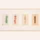 Art Déco Fashion Illustration V, Gouache on Paper, 123 x 58 cm