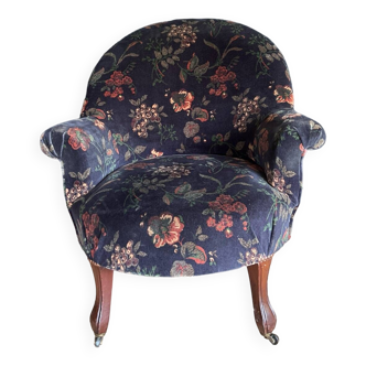 Flowered toad armchair