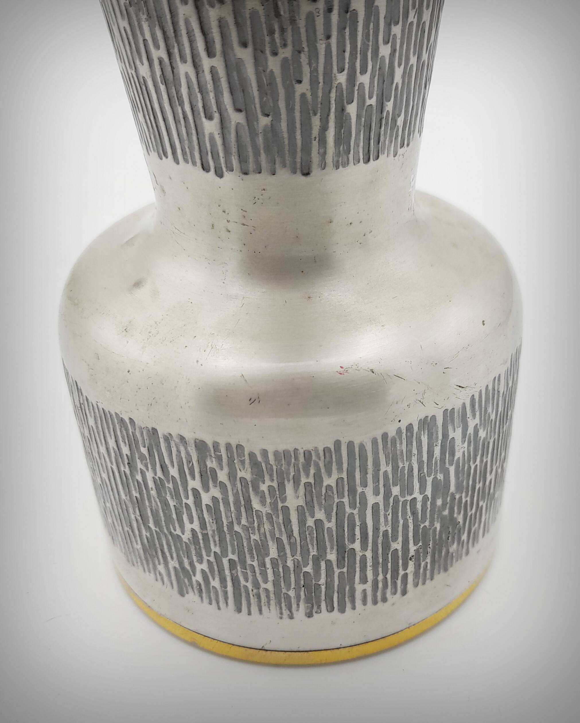 Brutalist metal chalice cup, Spain, 1960s