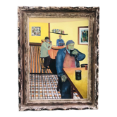 Tableau 70's "Le bistrot"