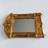 Small Vintage Gold Mirror – Neoclassical & Napoleon III Style