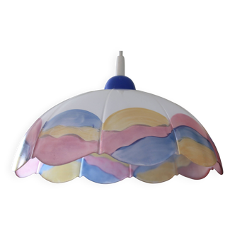 Glass pendant light