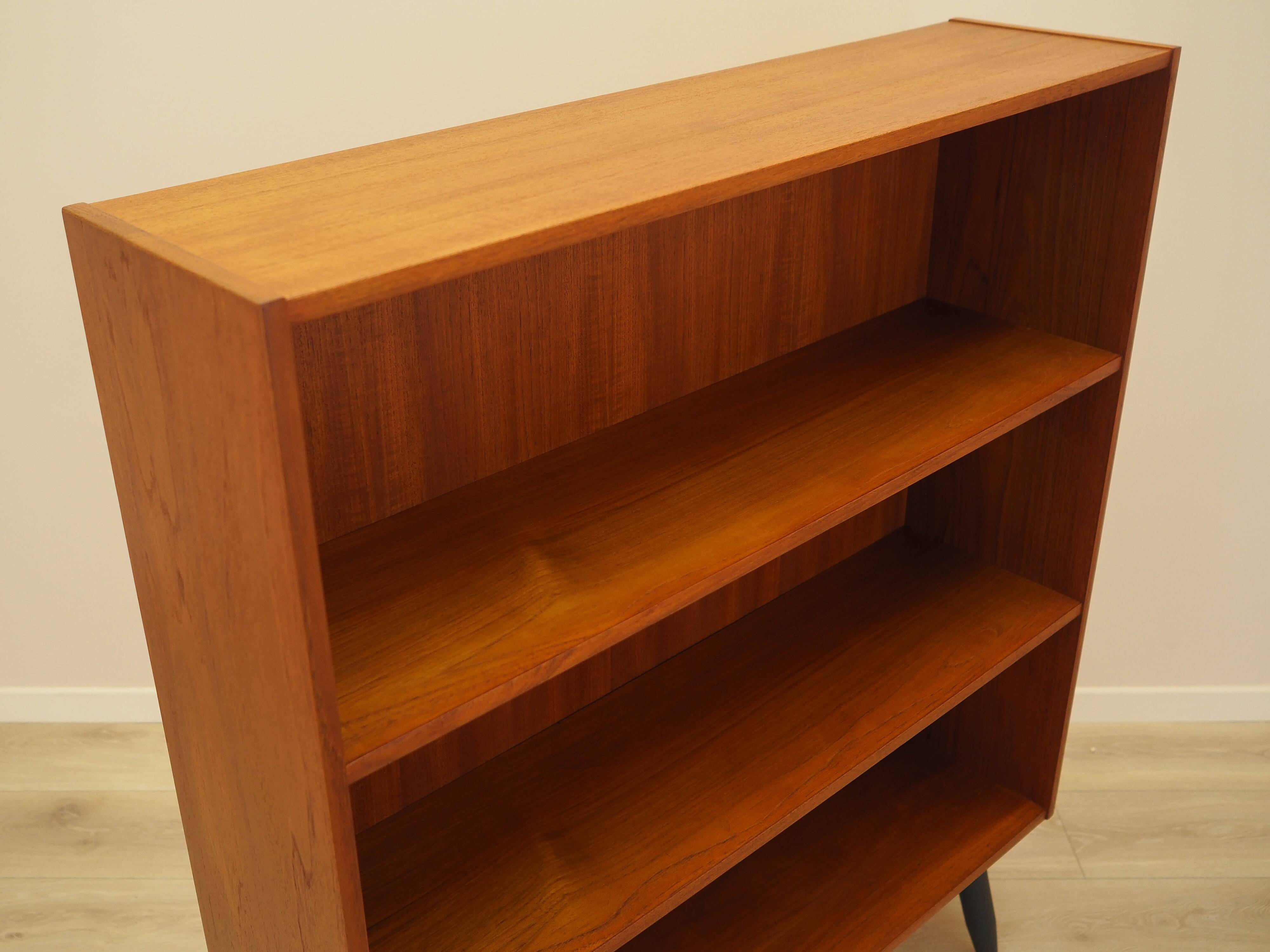 Teak bookcase, Danish design, 1970s, manufactured by Clausen & Søn