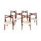 Lot de 6 chaises CH26 par Hans Wegner