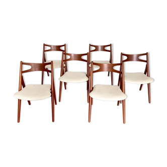 CH26 by Hans Wegner - set of 6 chairs