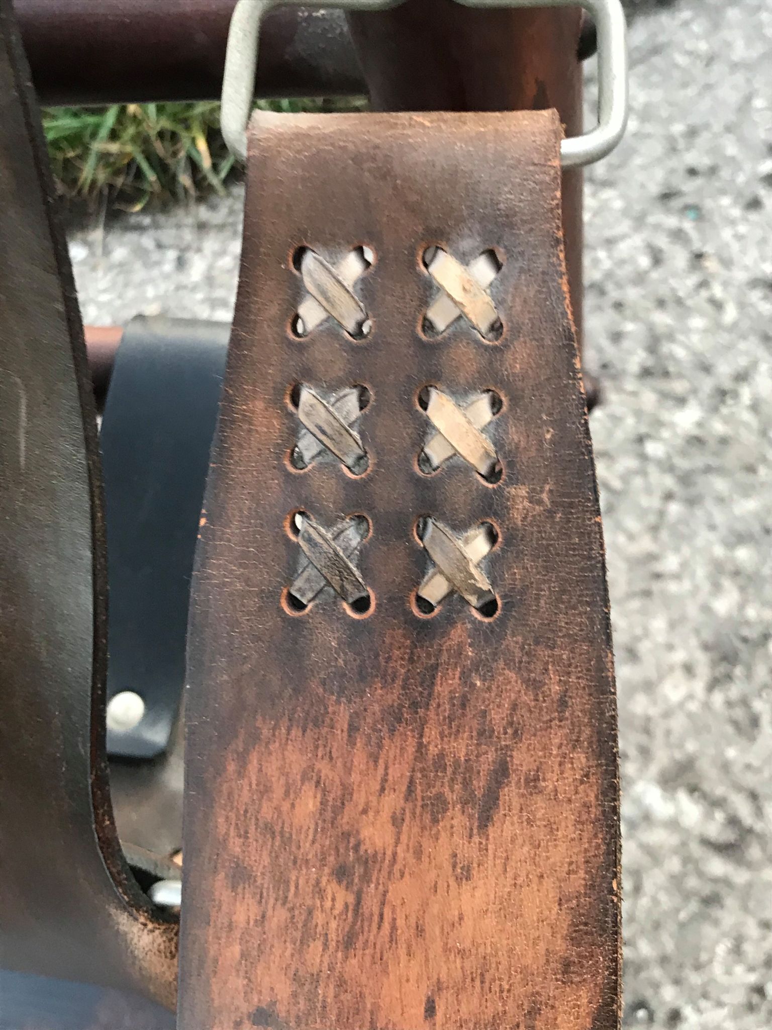 Leather Safari Armchairs, 1960s, Set of 2