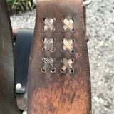 Fauteuils Safari en cuir années 1960