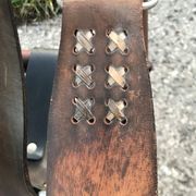 Fauteuils Safari en cuir années 1960