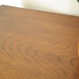 Louis XV style commode in solid oak, 20th century.