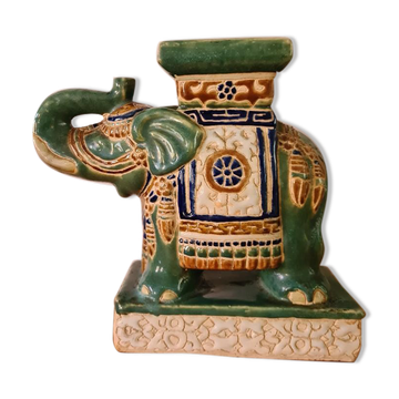 Vase en faîence emaillée