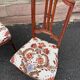 Pair of Louis XVI Napoleon III Chairs Mahogany 1920s Valet de chambre